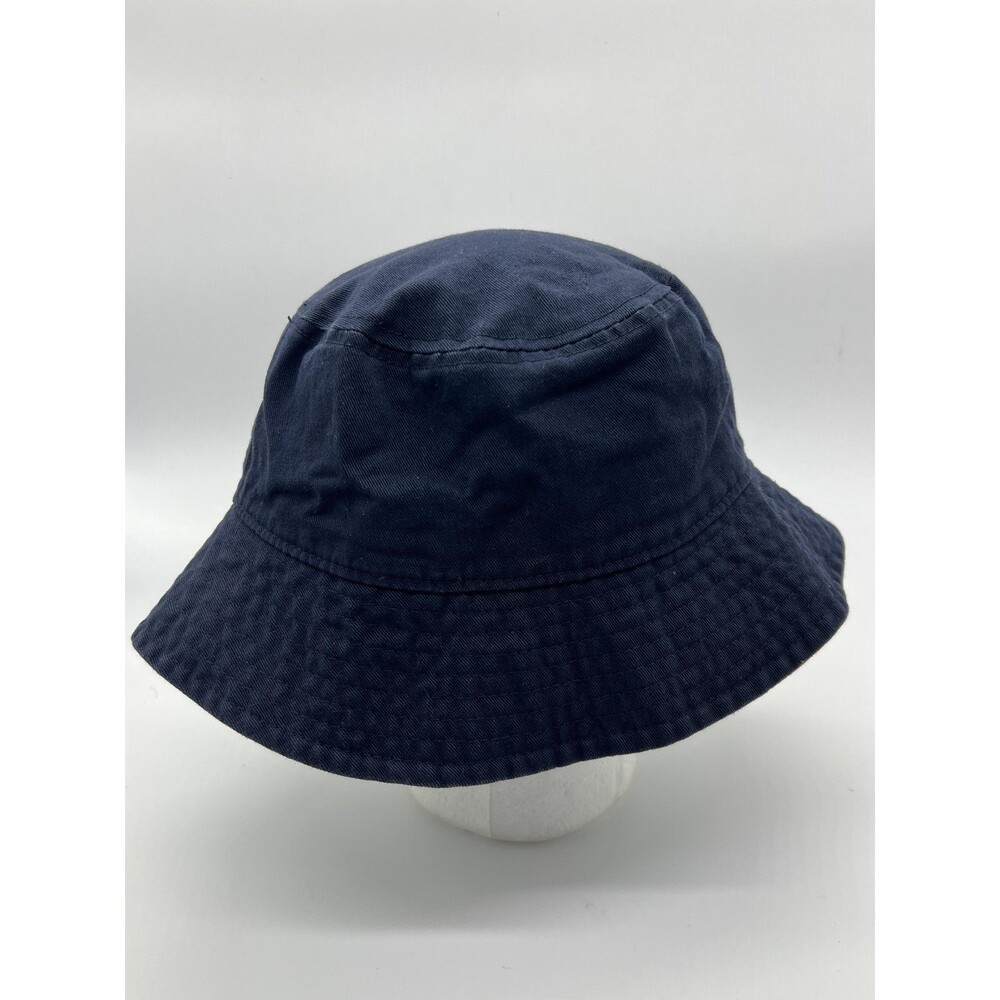 Headway Hat Bucket Fitted Mens One Size Blue Wide Brim Casual Summer Twill
